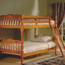 Litera #camarote  De Madera Con Colchones 