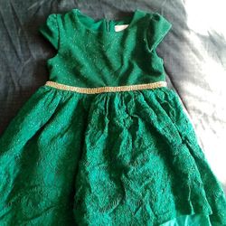 Size 4t Green Dress - YoungLand Brand 