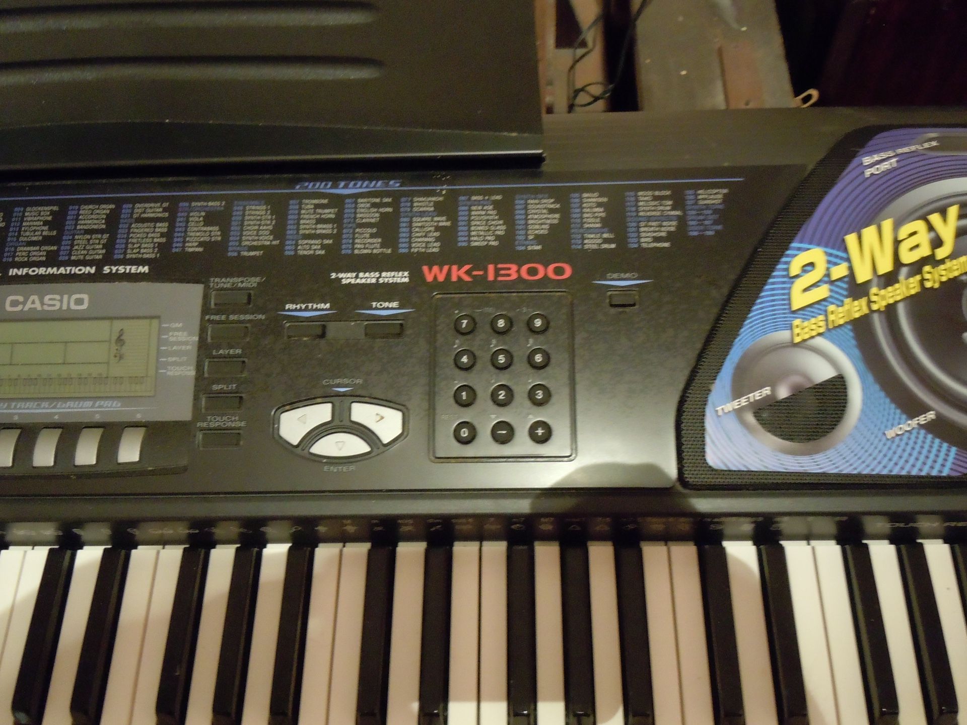 Cascio WK-1300 Keyboard With Stand And Pedal