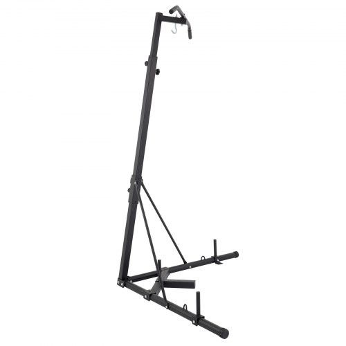 VEVOR 2 in 1 Heavy Bag Stand, Height Adjustable Punching Bag Stand, Foldable Boxing Bag Stand