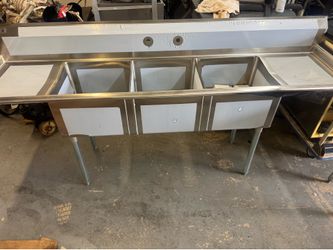 three compartment sink