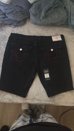 black true religion shorts