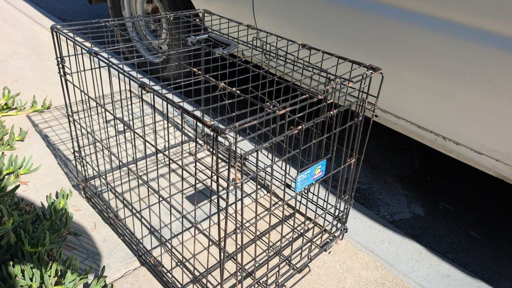Small Dog Crate Wire Kennel Animal Cage Folding