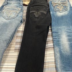 3 Rock Revival Jeans  Negotiable