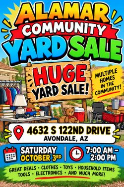 Comunity yard sale