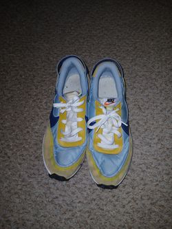 Nike Waffle Debut Vintage - Boarder Blue Yellow - Size 9- Used