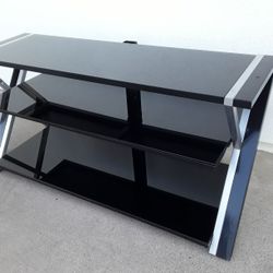 TV Stand Black 50 W X 29 D x 24 H Inches 