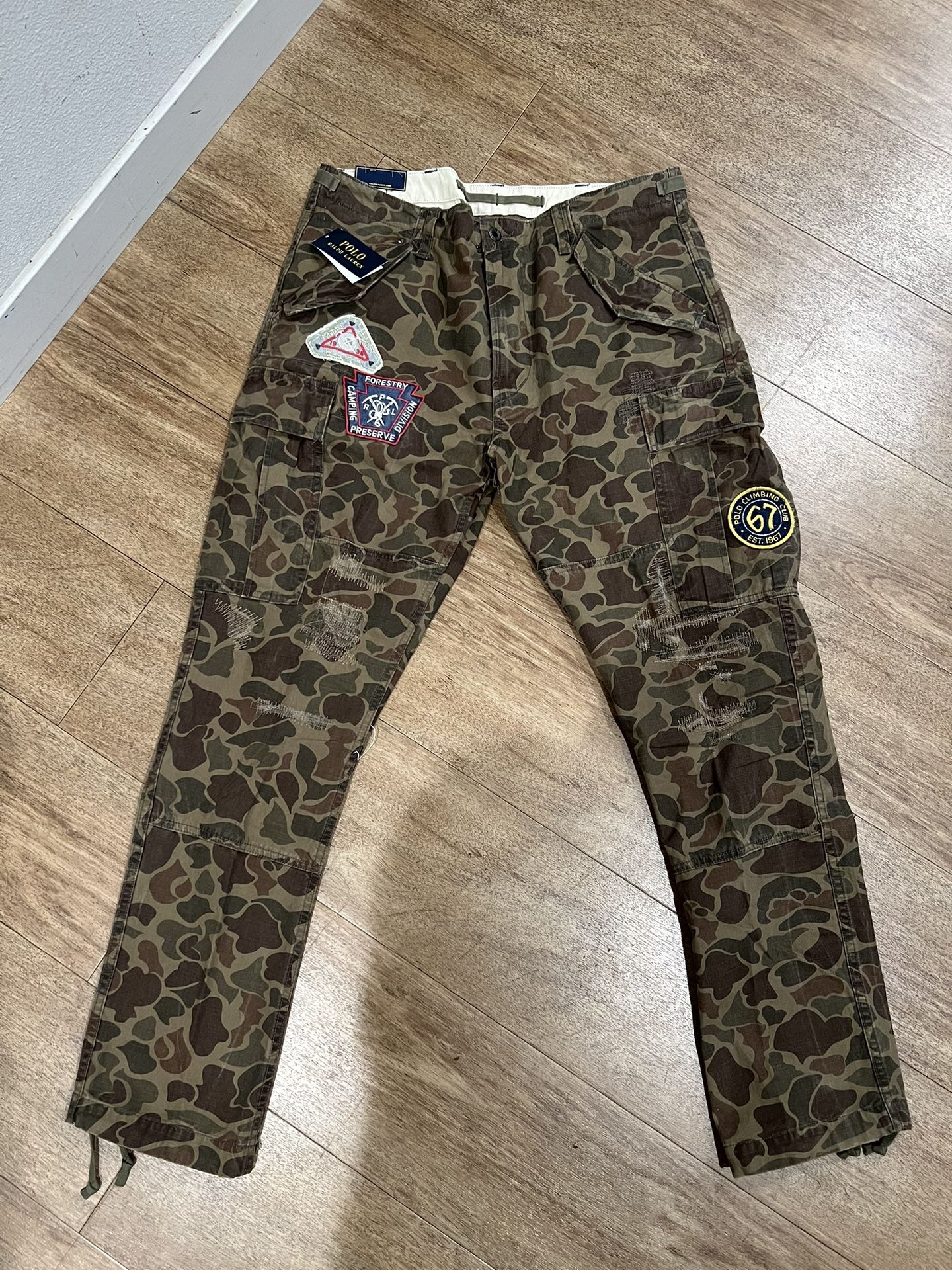 Polo Ralph Lauren Cargo Pants Camo Size 34x32