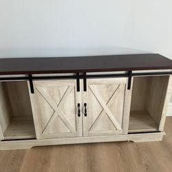 New Farmhouse Style  Tv Stand/ Cabinets 