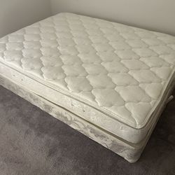 Used Queen Serta Mattress With Box Spring