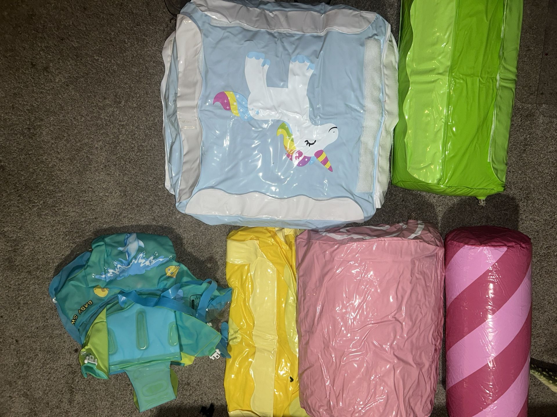 6pc Pool Inflatables. One Best For Child