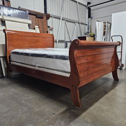 Queen bed and mattress
