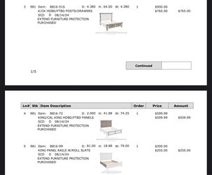 PROJECT PIECE SOLID PINE WOOD KING BEDFRAME/headboard