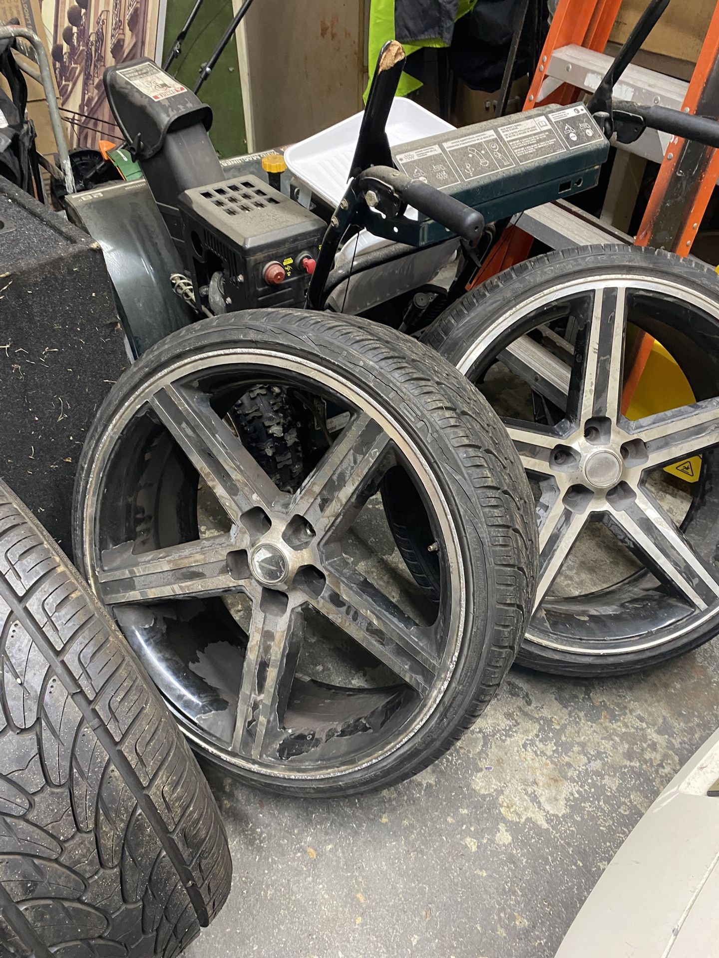 I Got 24” Blades For Sale , Universal Lug Pattern.