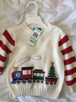 NWT boys Christmas sweater 18 months