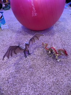 Two Collectible Schleich Dragons