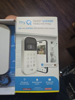 My q smart garage video keypad