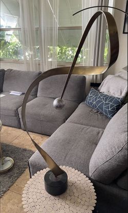 Vintage 70s/80s Kinetic Ribbon Sculpture By Curtis Jére 