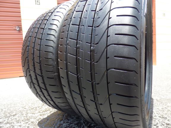 (2) 275/40/20 PIRELLI P-ZERO USED TIRES