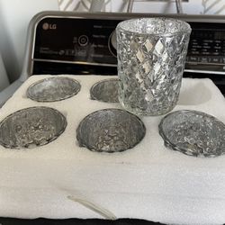 6 Candle Holders 