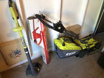 Electric Mower- Hedge Trimmer- Edger