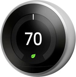 Google Nest Learning Thermostat (3rd Generation) – Stainless Steel