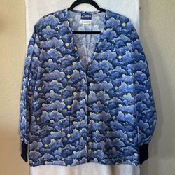Ladies Crest scrub jacket-size M