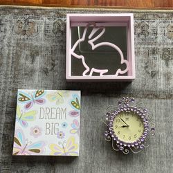 Set of 3 Wall Decor For Girls