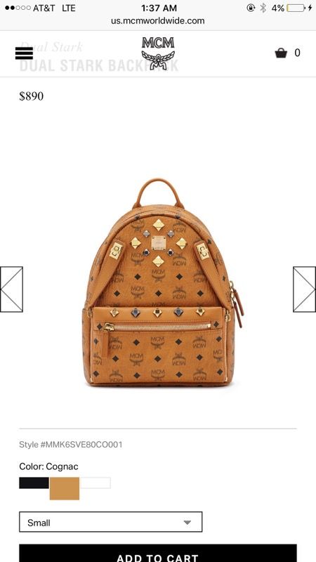MCM backpack