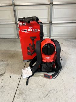 Milwaukee M18 FUEL 18-Volt Lithium-Ion Brushless Red HEPA Multisurface 1 Gal. Cordless 3-in-1 Backpack Vacuum (missing floor tool accessory)