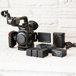 Canon C100 Mark II Camera System (w/ 7 batteries)