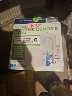 5 stage reverse osmosis system