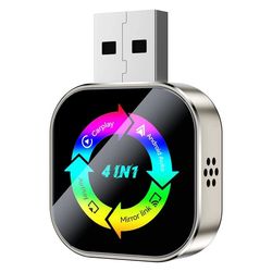 Wireless CarPlay + Screen Mirror USB Adapter