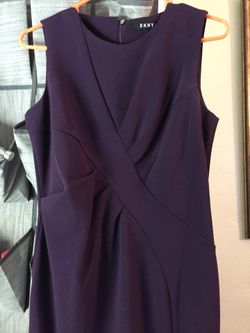 DKNY purple dress size 6 (medium)