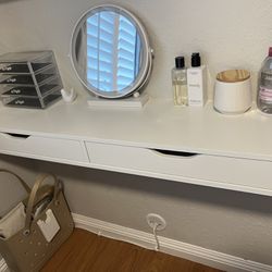 IKEA Floating Shelf With Drawers