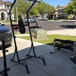 Health Gear Pull Up/Abs/Push Ups Machine 