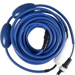 60ft Blue Cable Replacement for Dolphin Nautilus CC Plus (Non-WiFi) & M200 Pool Robot – Seamless Integration, Includes 2 Big Floats and Swivel [2 Pron