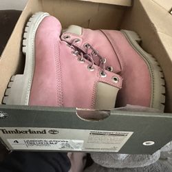 Pink Timberlands Size 4