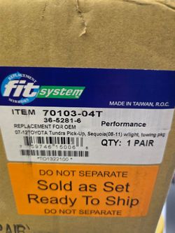 Toyota Tundra / Sequoia Extendable Towing Mirrors – Left & Right Pair