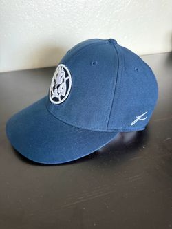 Club America Authentic Fi Soccer Futbol Navy White Cap Hat