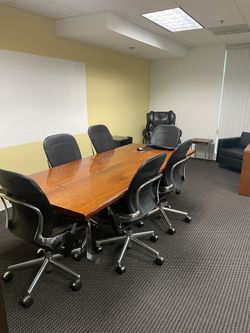 Mahogany Custom Conference Table -only