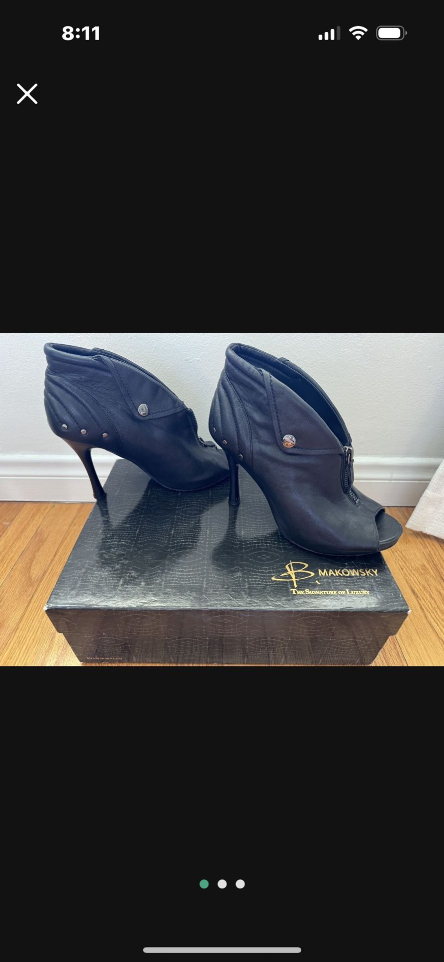 Booties B. Makowsky Size 7