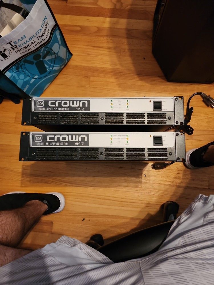 Crown Com-Tech 410 Amps