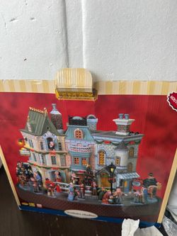 Lemax Christmas Village Scene Set