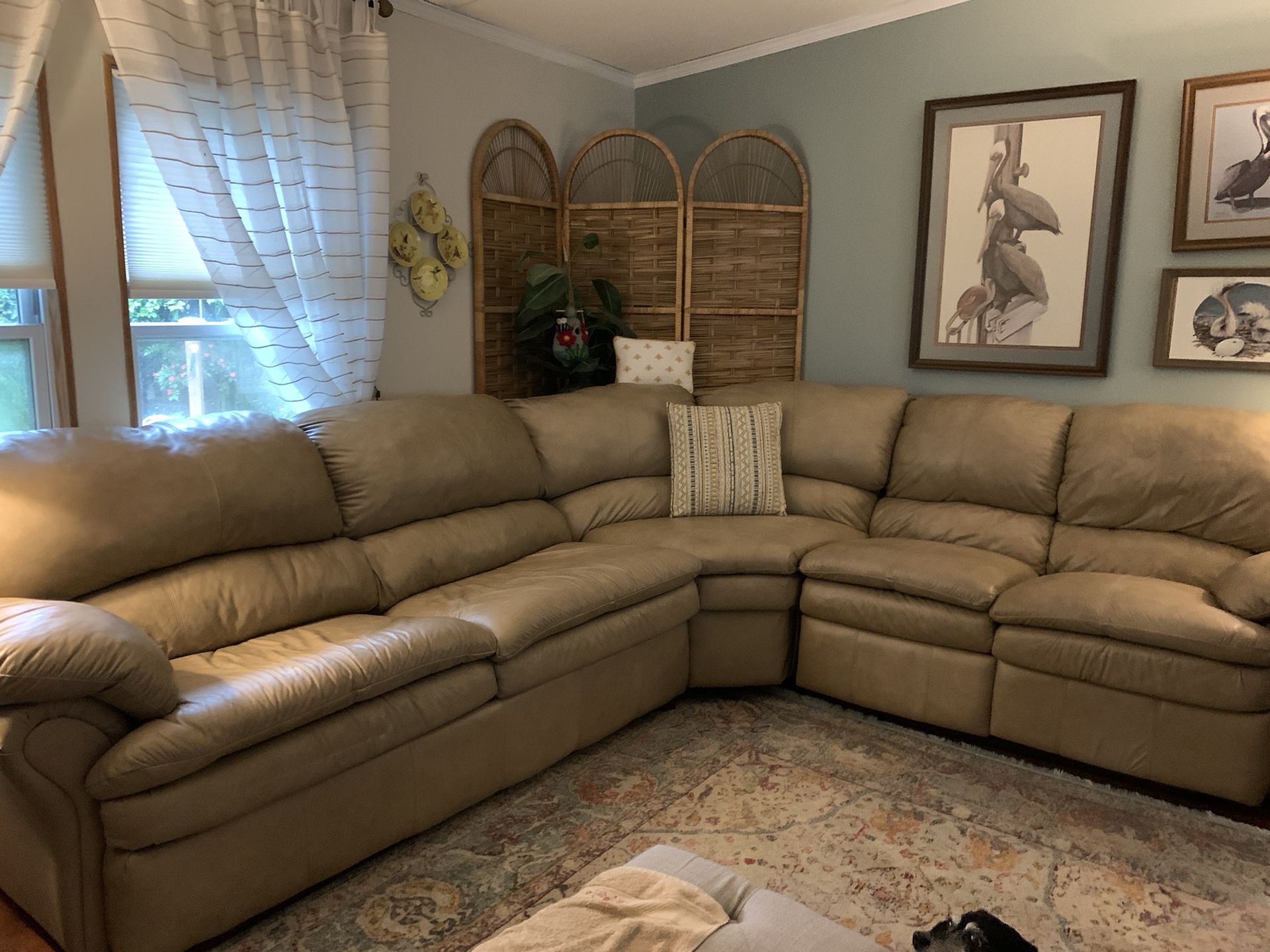Tan Couch Sectional 