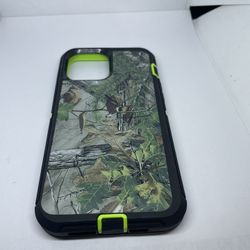 For IPhone 12 Pro Max Green Camo Case 