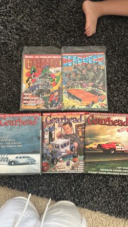 Gearhead magazine lot ( sold together only)