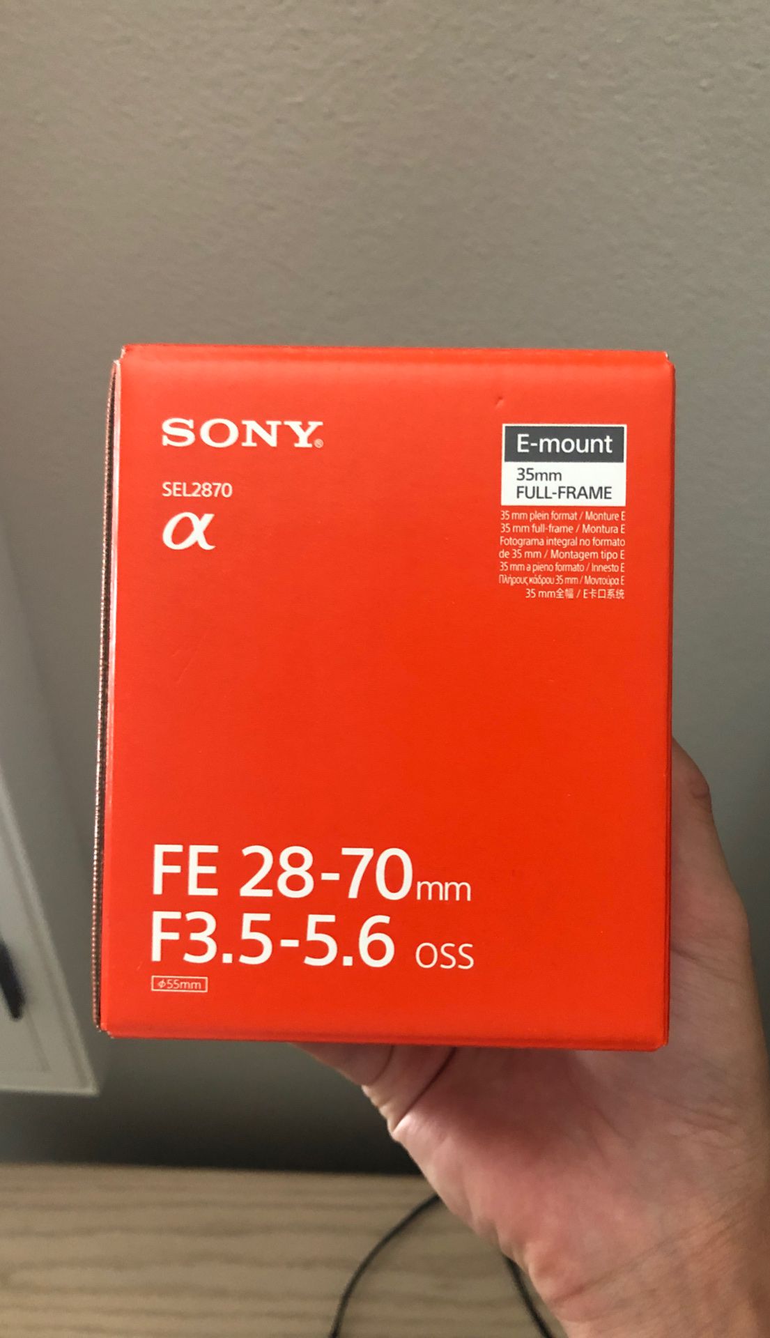 NEW SONY 28-70mm F3.5-5.6 Lens
