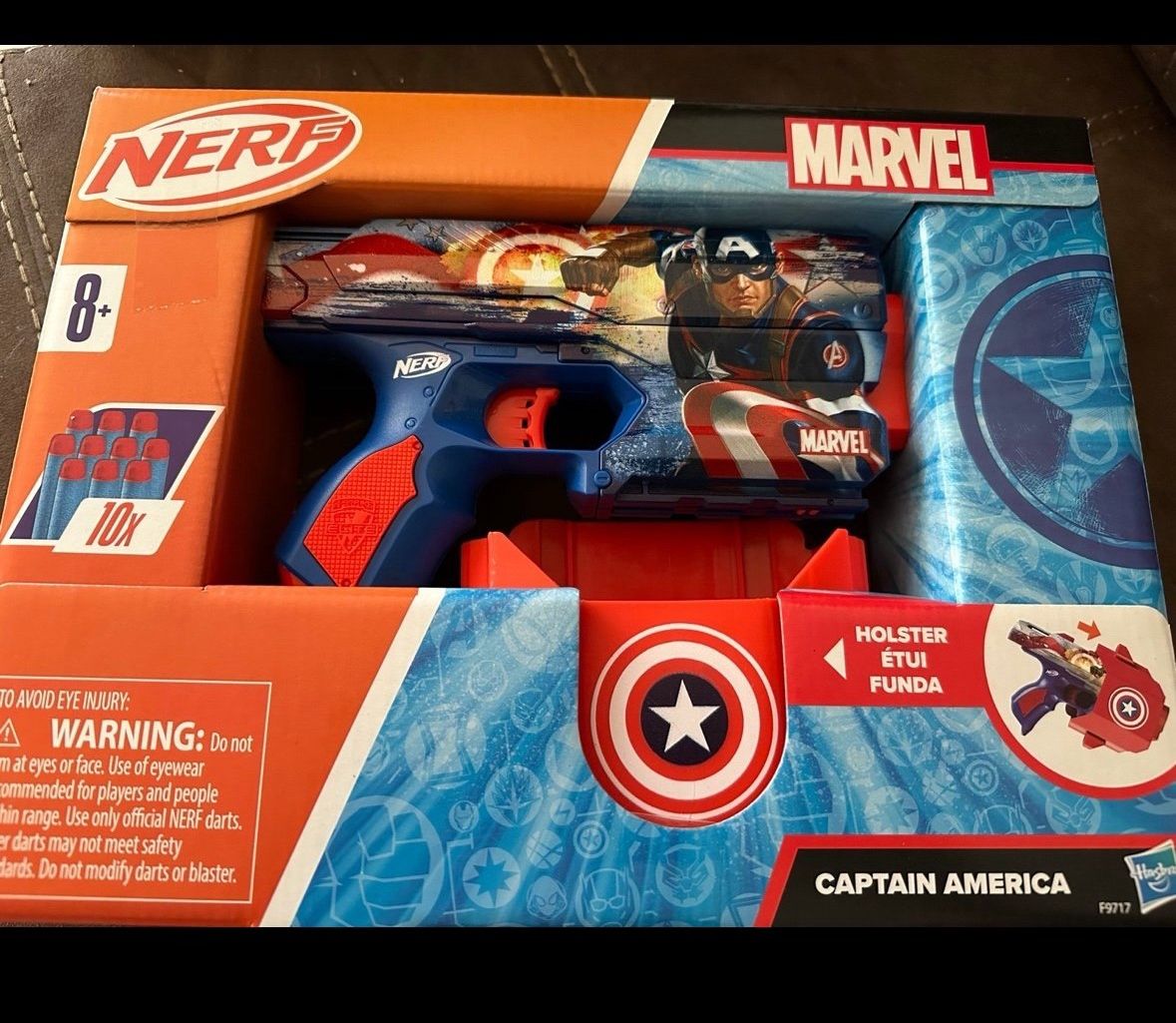 New Nerf Marvel captain America set