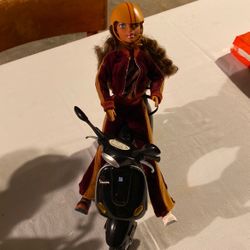 Doll With Motorcycle